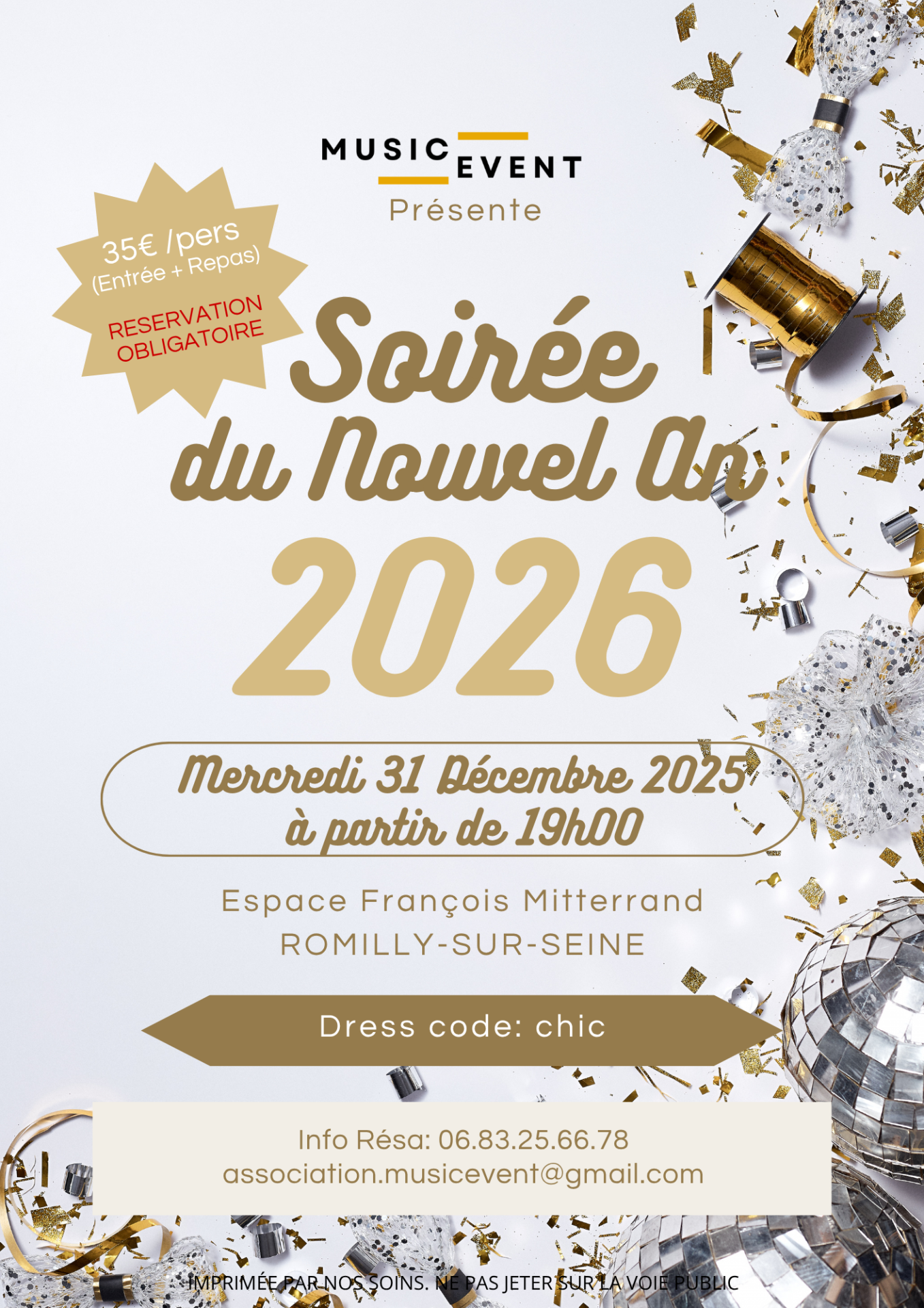 Affiche nouvel an