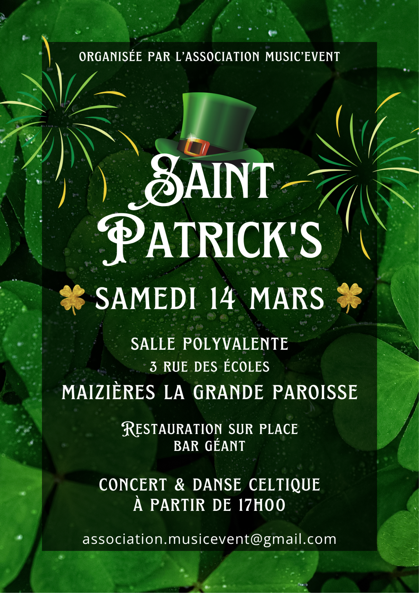 Affiche saint patrick